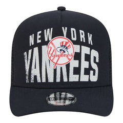 New York Yankees New Era Youth Logo Fade A-Frame 9FIFTY Snapback Hat | MLB For sale