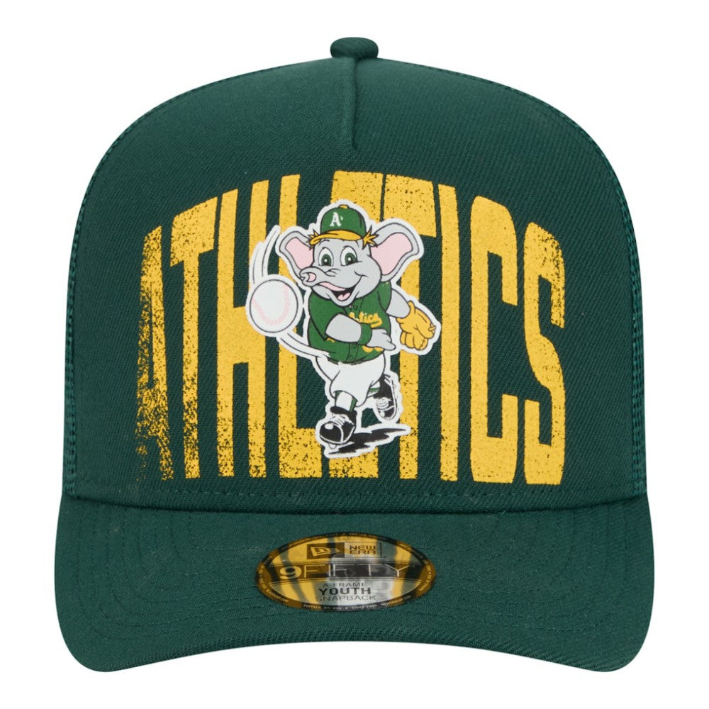Athletics New Era Youth Logo Fade A-Frame 9FIFTY Snapback Hat | MLB Near me