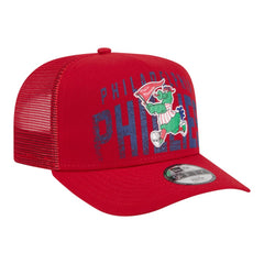 Philadelphia Phillies New Era Youth Logo Fade A-Frame 9FIFTY Snapback Hat | MLB Sale