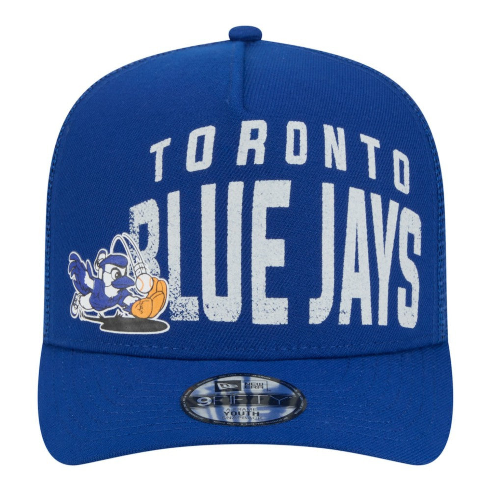 Toronto Blue Jays New Era Youth Logo Fade A-Frame 9FIFTY Snapback Hat | MLB Sale