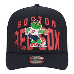 Boston Red Sox New Era Youth Logo Fade A-Frame 9FIFTY Snapback Hat | MLB New