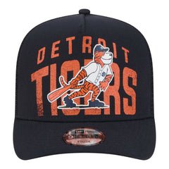 Detroit Tigers New Era Youth Logo Fade A-Frame 9FIFTY Snapback Hat | MLB For sale