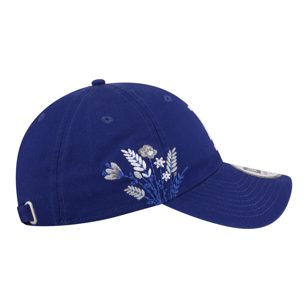Los Angeles Dodgers New Era Women's Wildflower Casual Classic Adjustable Hat | MLB New