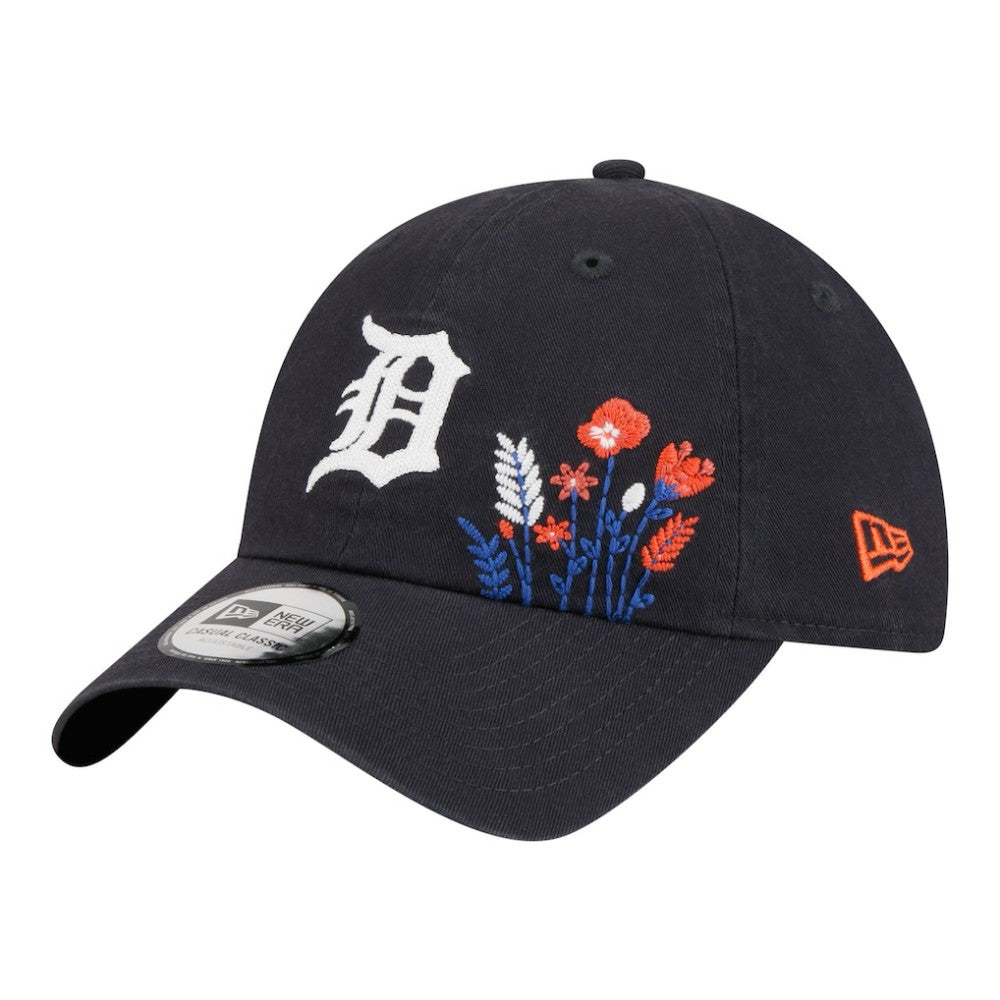 Detroit Tigers New Era Women's Wildflower Casual Classic Adjustable Hat | MLB Online