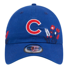 Chicago Cubs New Era Women's Wildflower Casual Classic Adjustable Hat | MLB Discount
