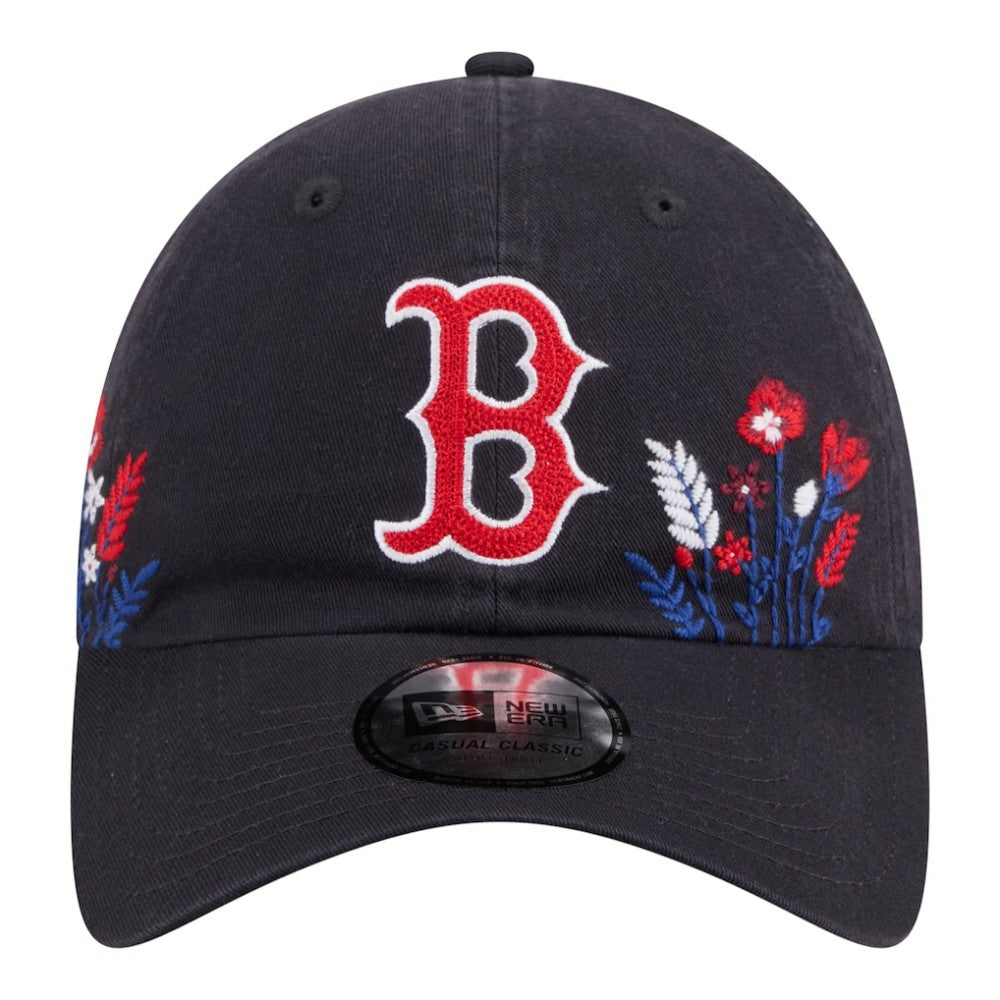 Boston Red Sox New Era Women's Wildflower Casual Classic Adjustable Hat | MLB Shop