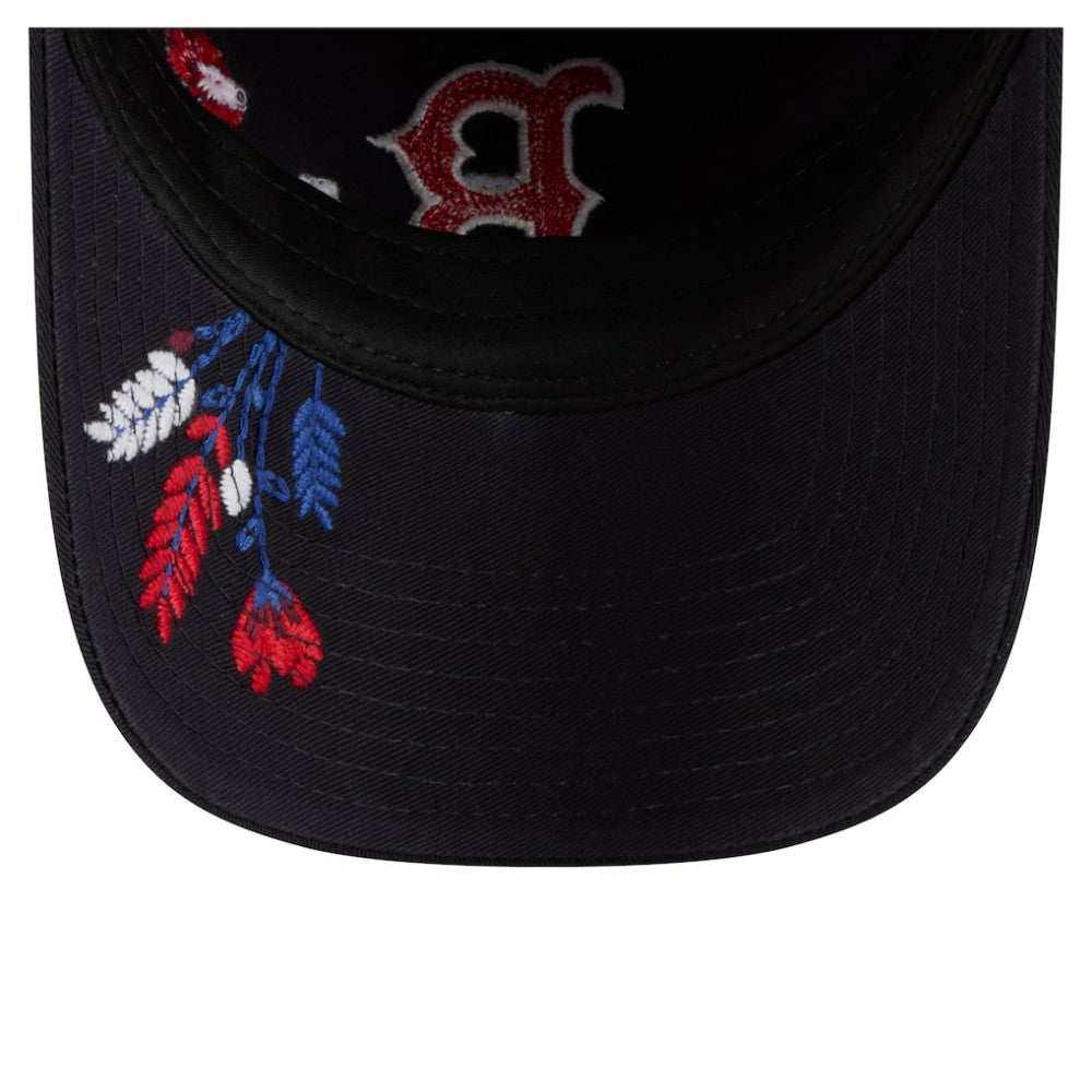 Boston Red Sox New Era Women's Wildflower Casual Classic Adjustable Hat | MLB Shop