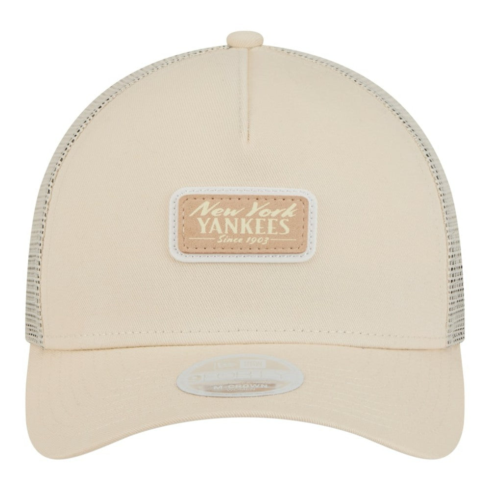 New York Yankees New Era Women's Tonal Patch 9FORTY M-Crown A-Frame Trucker Adjustable Hat | MLB Sale