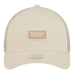 Philadelphia Phillies New Era Women's Tonal Patch 9FORTY M-Crown A-Frame Trucker Adjustable Hat | MLB Online
