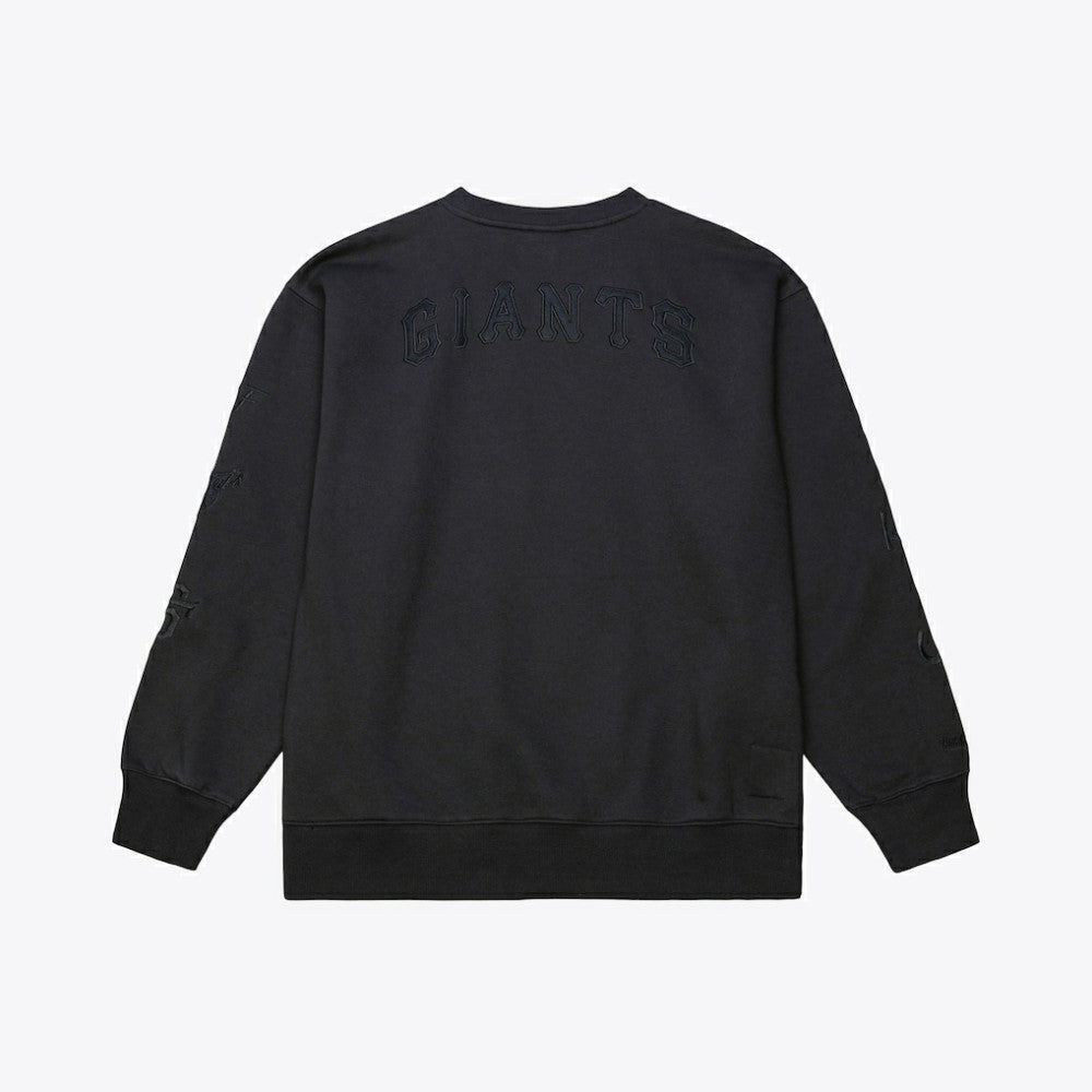 San Francisco Giants Mitchell & Ness Phantom Fleece Crewneck Sweatshirt | MLB For sale
