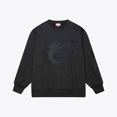 Baltimore Orioles Mitchell & Ness Phantom Fleece Crewneck Sweatshirt | MLB New