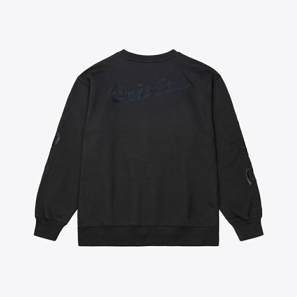 Baltimore Orioles Mitchell & Ness Phantom Fleece Crewneck Sweatshirt | MLB New
