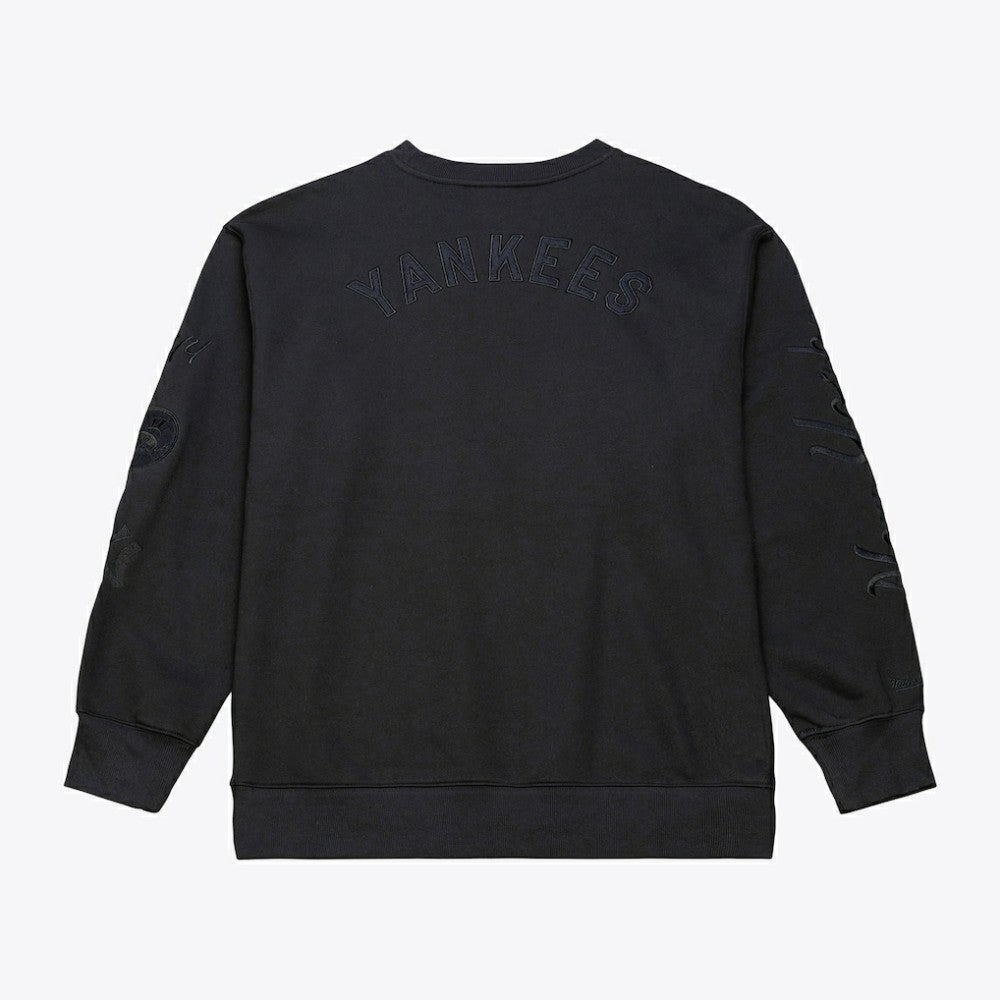 New York Yankees Mitchell & Ness Phantom Fleece Crewneck Sweatshirt | MLB Discount