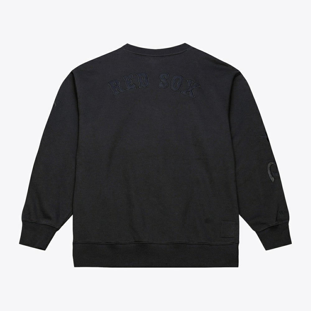 Boston Red Sox Mitchell & Ness Phantom Fleece Crewneck Sweatshirt | MLB For sale
