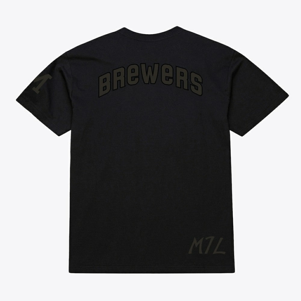 Milwaukee Brewers Mitchell & Ness Cooperstown Collection Phantom T-Shirt | MLB Shop