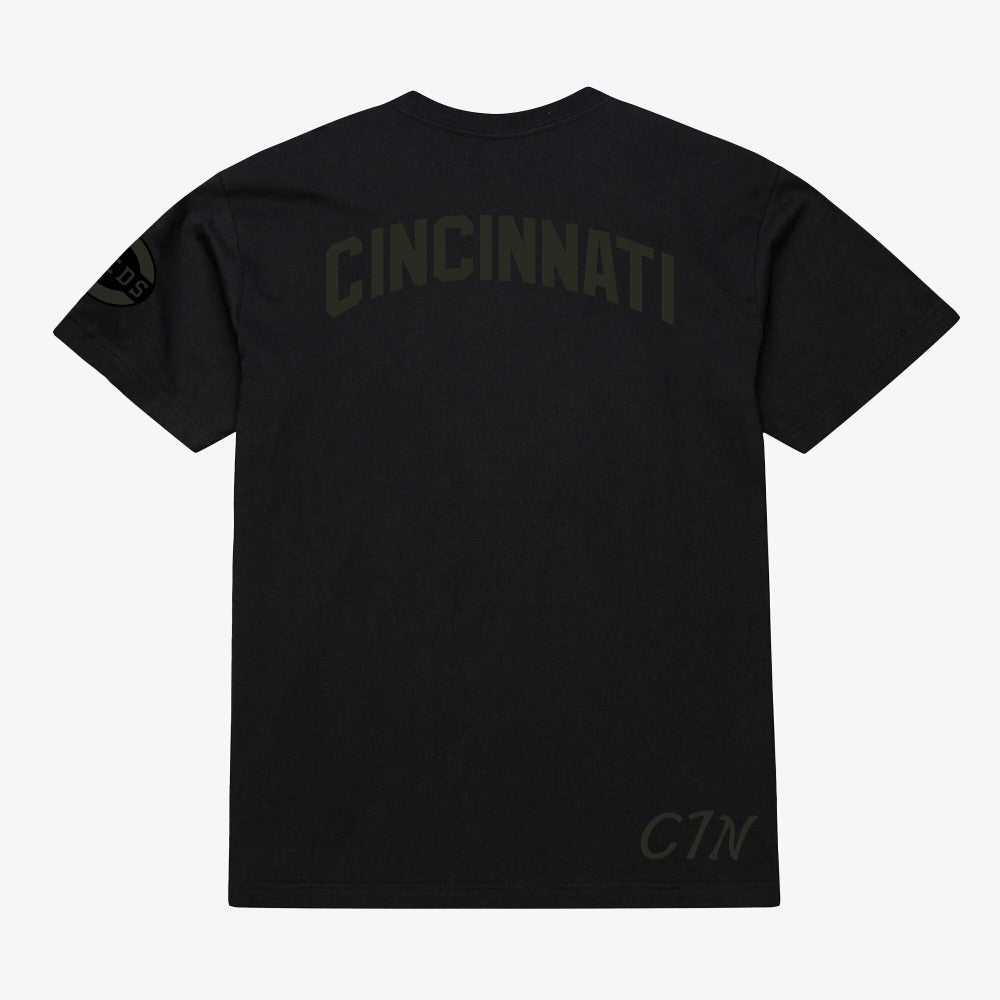 Cincinnati Reds Mitchell & Ness Cooperstown Collection Phantom T-Shirt | MLB New