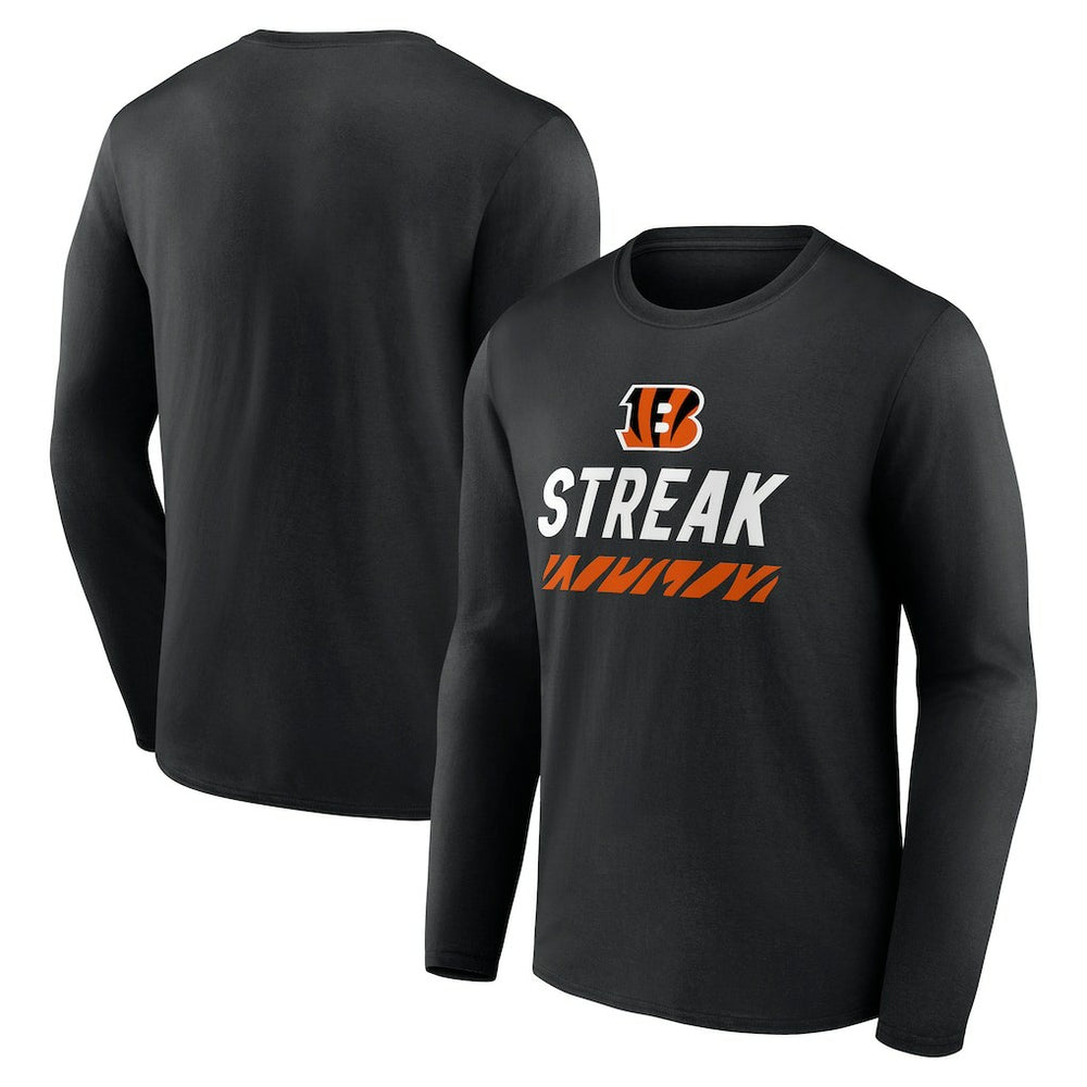 Cincinnati Bengals  Streak Long Sleeve T-Shirt