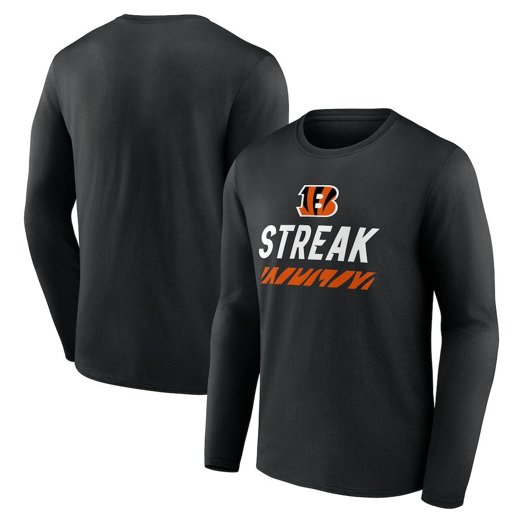 Cincinnati Bengals  Streak Long Sleeve T-Shirt