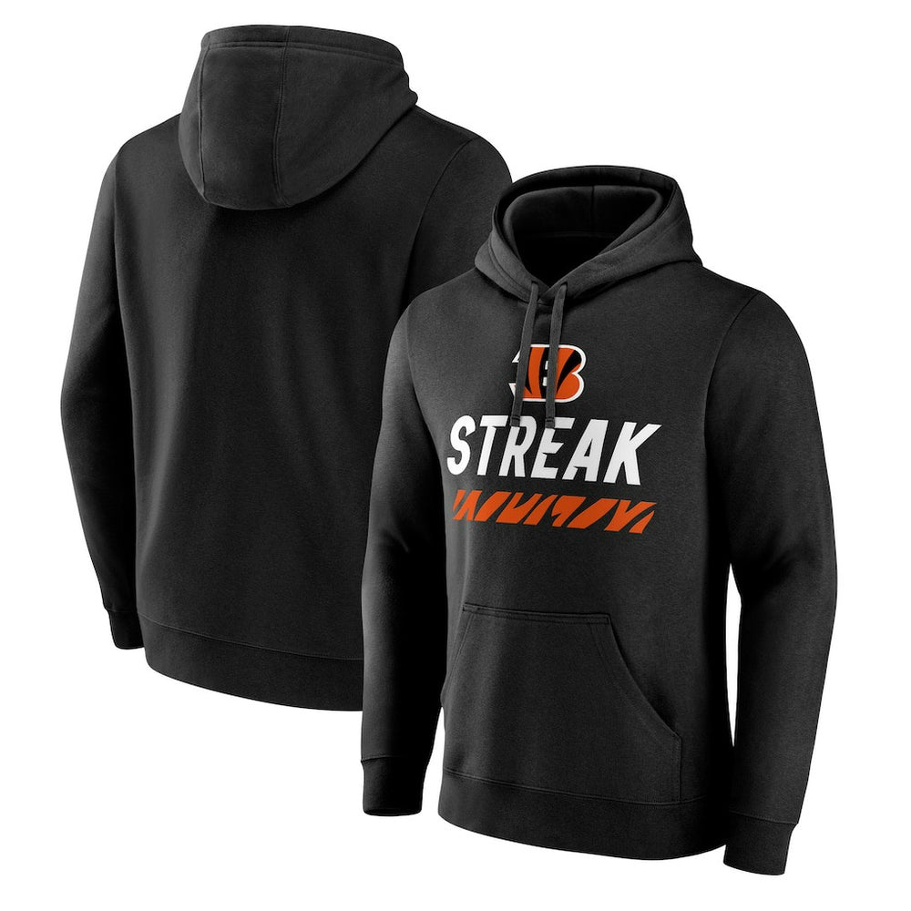 Cincinnati Bengals  Streak Pullover Hoodie