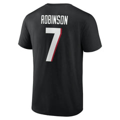 Atlanta Falcons  Bijan Robinson  Icon Name & Number T-Shirt