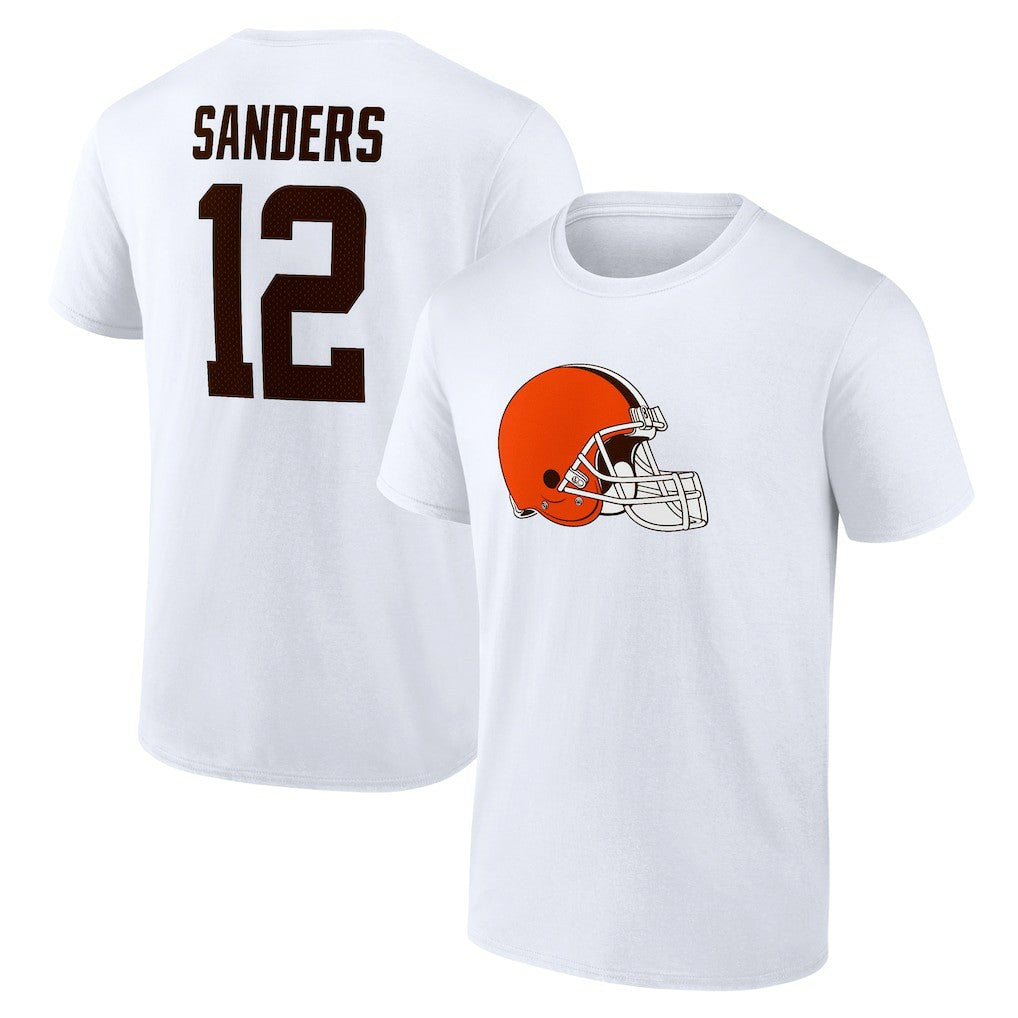 Cleveland Browns  Shedeur Sanders  Icon Name & Number T-Shirt