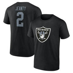 Las Vegas Raiders  Ashton Jeanty  Icon Name & Number T-Shirt
