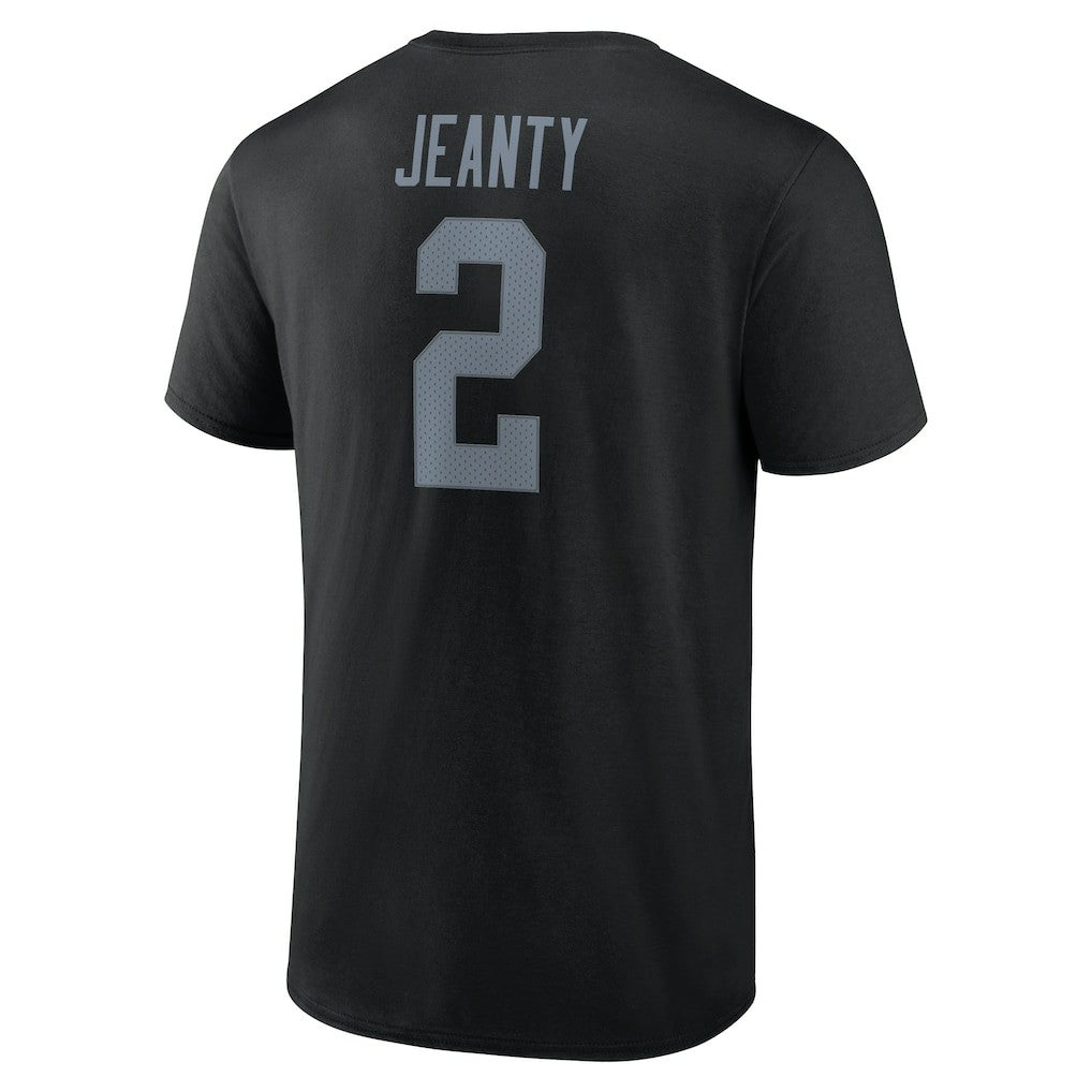 Las Vegas Raiders  Ashton Jeanty  Icon Name & Number T-Shirt