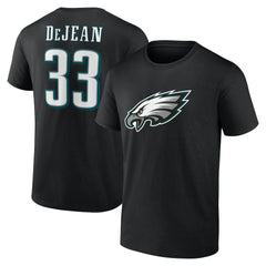 Philadelphia Eagles  Cooper DeJean  Icon Name & Number T-Shirt
