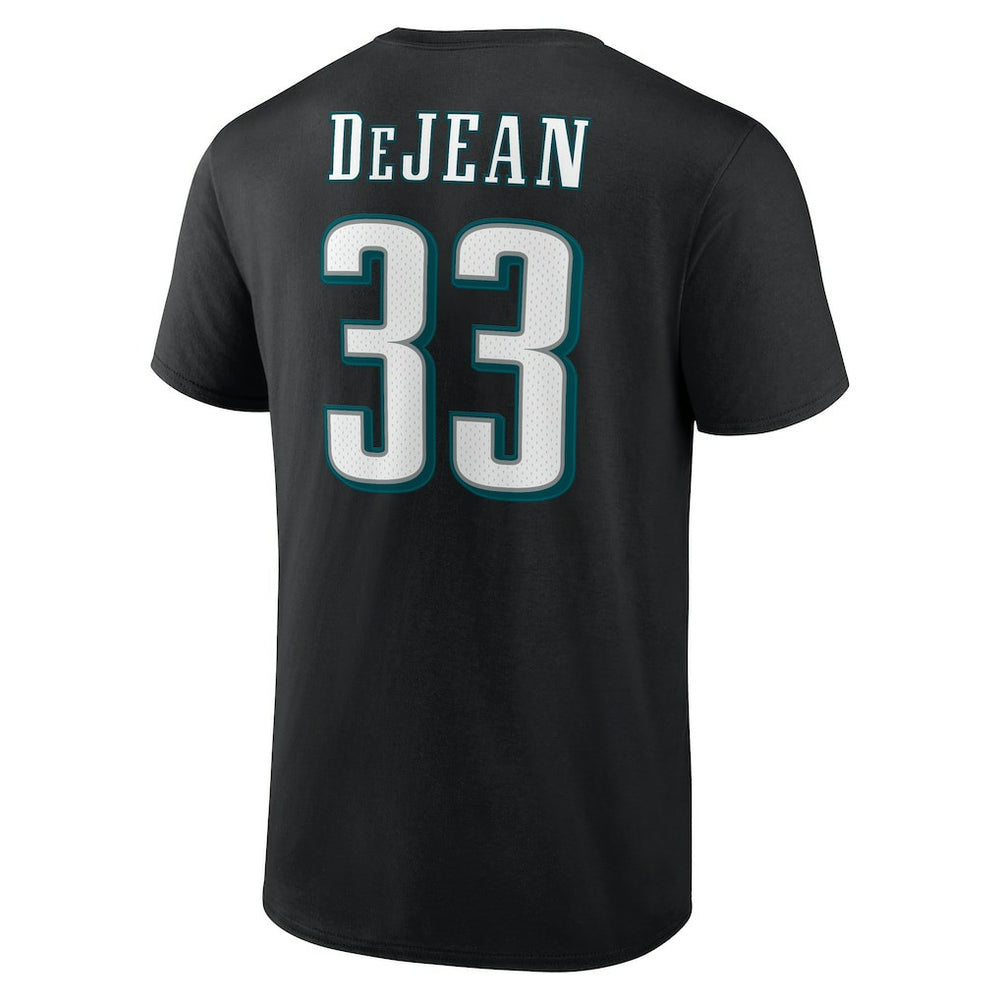 Philadelphia Eagles  Cooper DeJean  Icon Name & Number T-Shirt
