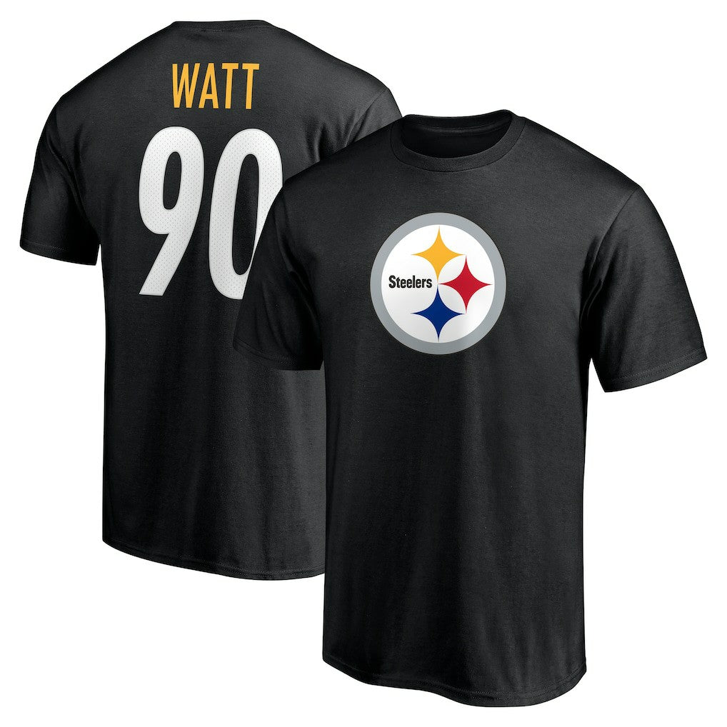 Pittsburgh Steelers  T.J. Watt  Icon Name & Number T-Shirt