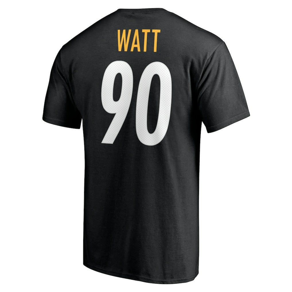 Pittsburgh Steelers  T.J. Watt  Icon Name & Number T-Shirt