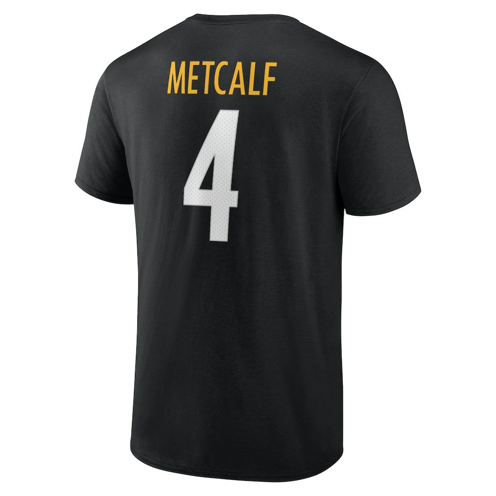 Pittsburgh Steelers  DK Metcalf  Icon Name & Number T-Shirt