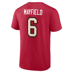 Tampa Bay Buccaneers  Baker Mayfield  Icon Name & Number T-Shirt