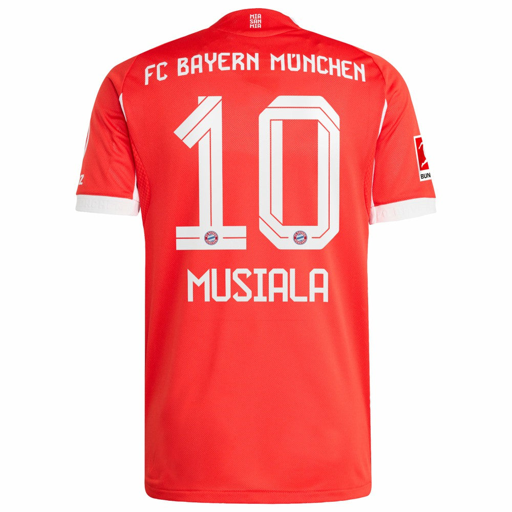 Jamal Musiala Bayern Munich Home 2025/26 Player Jersey Red - Adidas