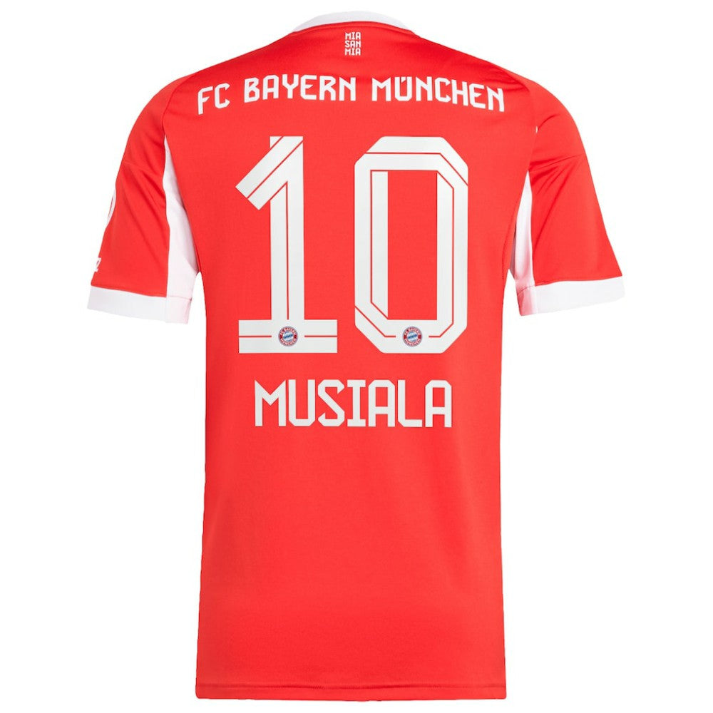 Jamal Musiala Bayern Munich Home 2025/26 Replica Player Jersey Red - Adidas