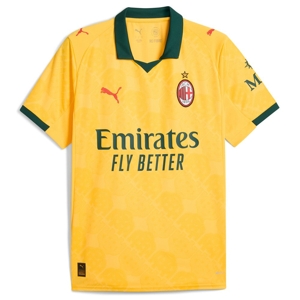 AC Milan 2025/26 Third Replica Jersey Yellow - Puma