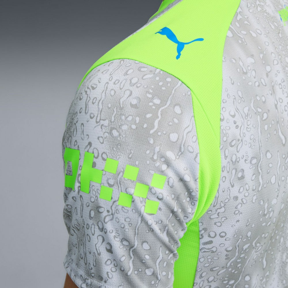 Manchester City 2025/26 Third Replica Jersey Gray/Neon Green - Puma