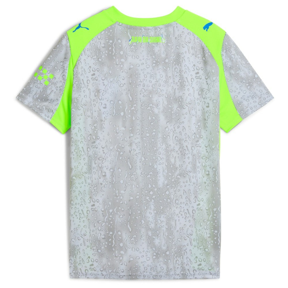 Manchester City Youth 2025/26 Third Replica Jersey Green/Neon Green - Puma