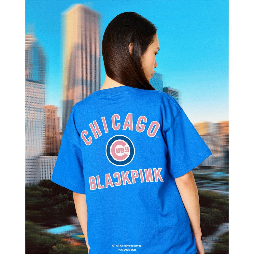 Chicago Cubs Mitchell & Ness x BLACKPINK  T-Shirt | MLB New
