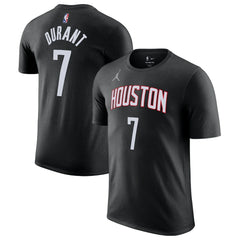 Kevin Durant Houston Rockets Jordan Brand Statement Edition Name & Number T-Shirt sale Outlet