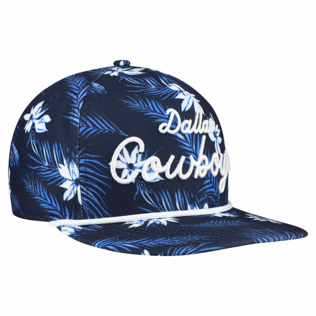 Dallas Cowboys New Era Palm Print A-Frame 9FIFTY Snapback Hat