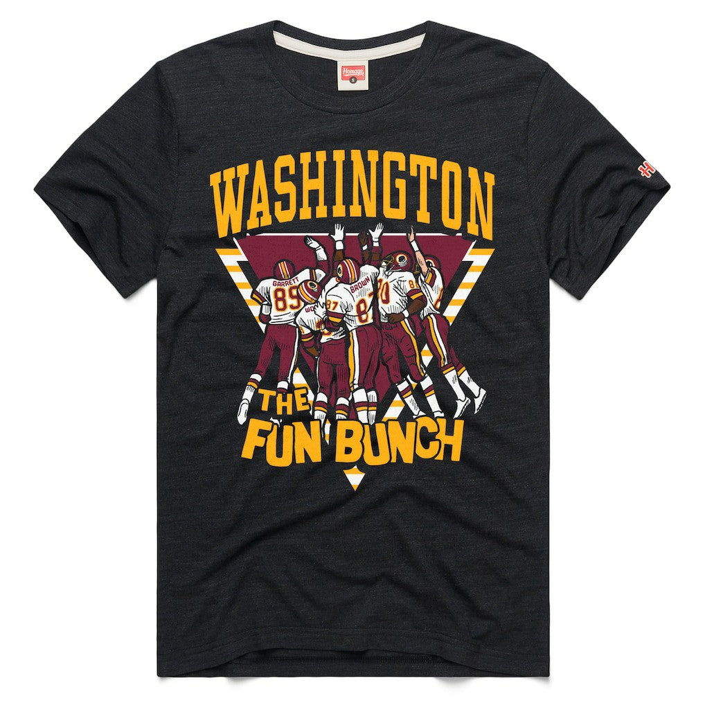 Washington Commanders  Homage The Fun Bunch Tri-Blend T-Shirt