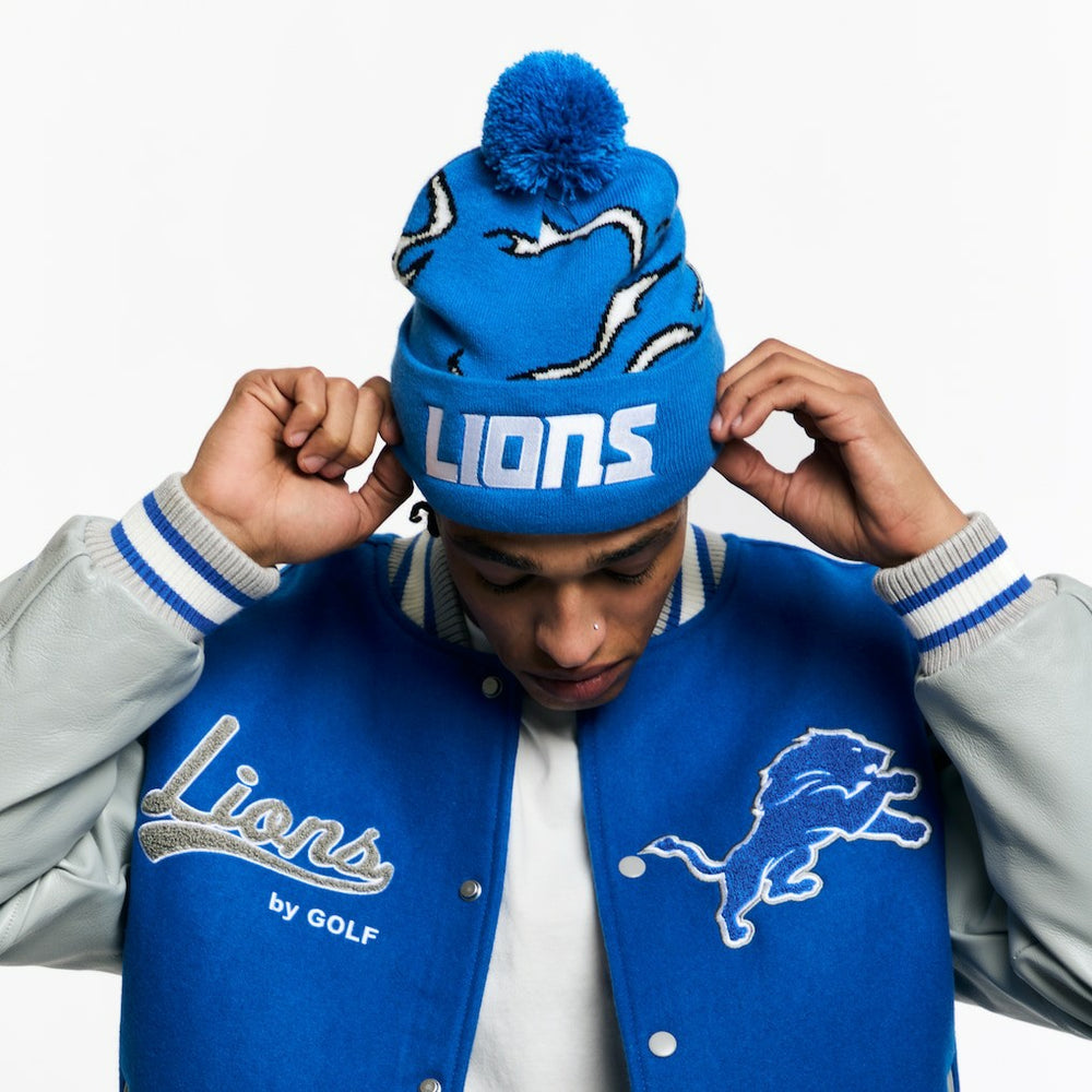 Detroit Lions  Golf Wang Unisex Flame Beanie