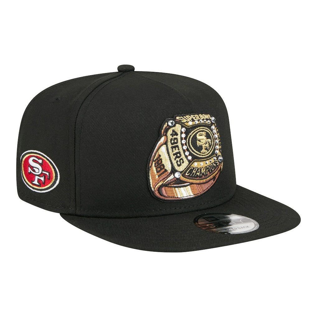San Francisco 49ers New Era Super Bowl Ring 9FIFTY A-Frame Adjustable Hat
