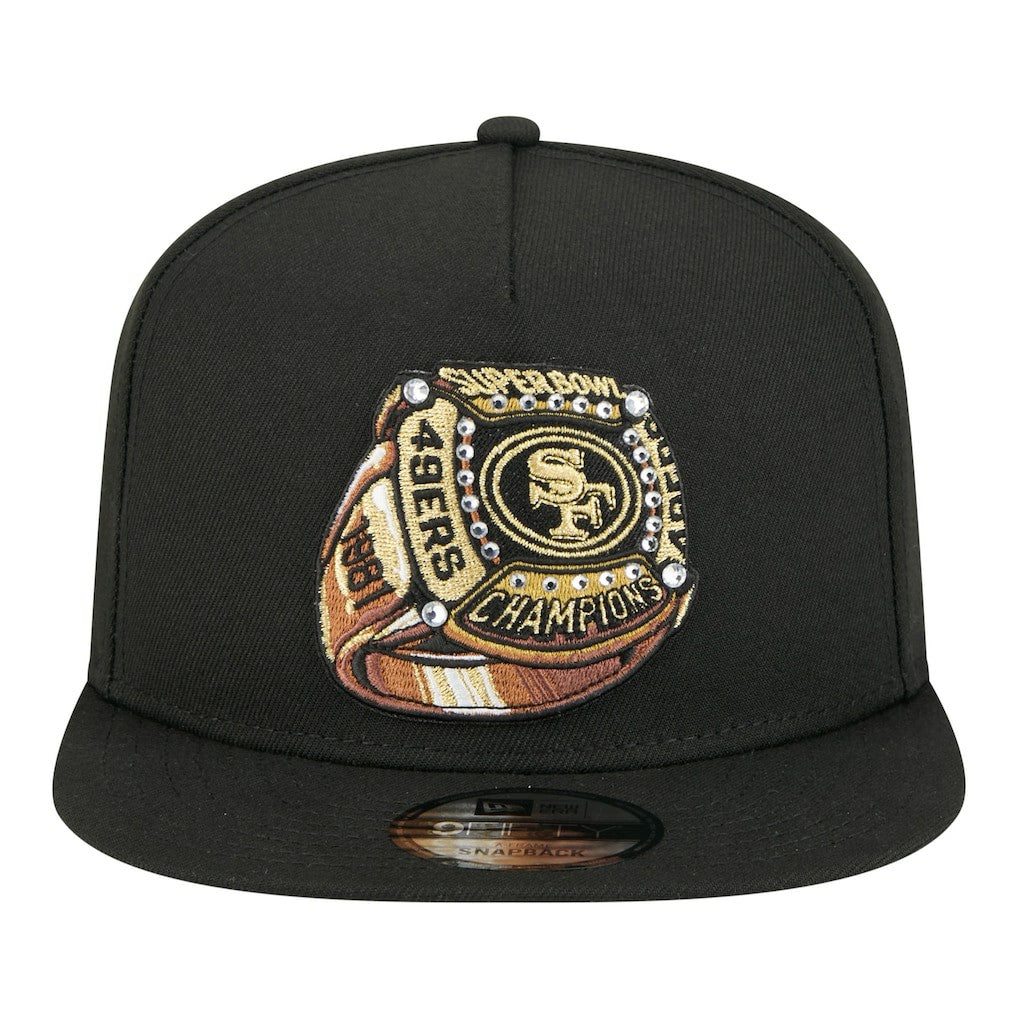 San Francisco 49ers New Era Super Bowl Ring 9FIFTY A-Frame Adjustable Hat