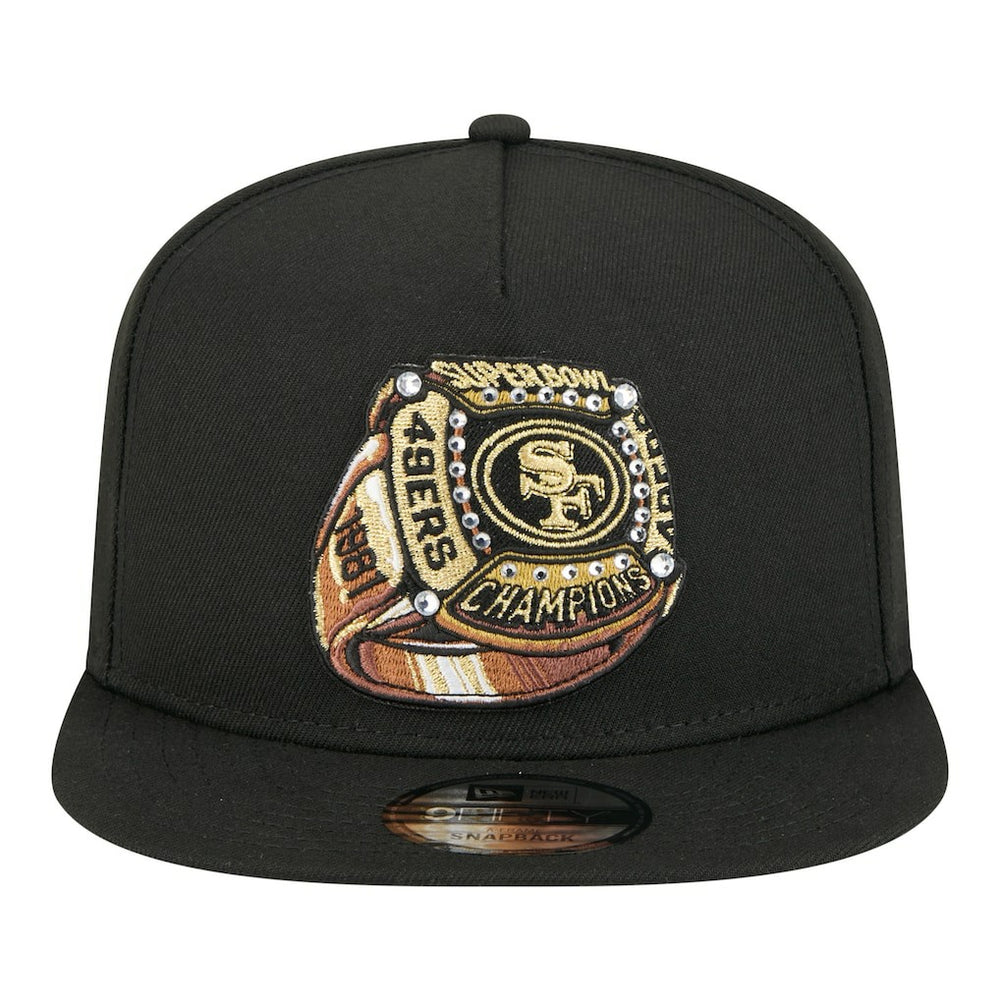 San Francisco 49ers New Era Super Bowl Ring 9FIFTY A-Frame Adjustable Hat