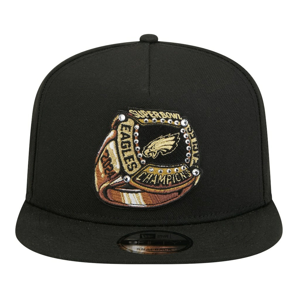 Philadelphia Eagles New Era Super Bowl Ring 9FIFTY A-Frame Adjustable Hat