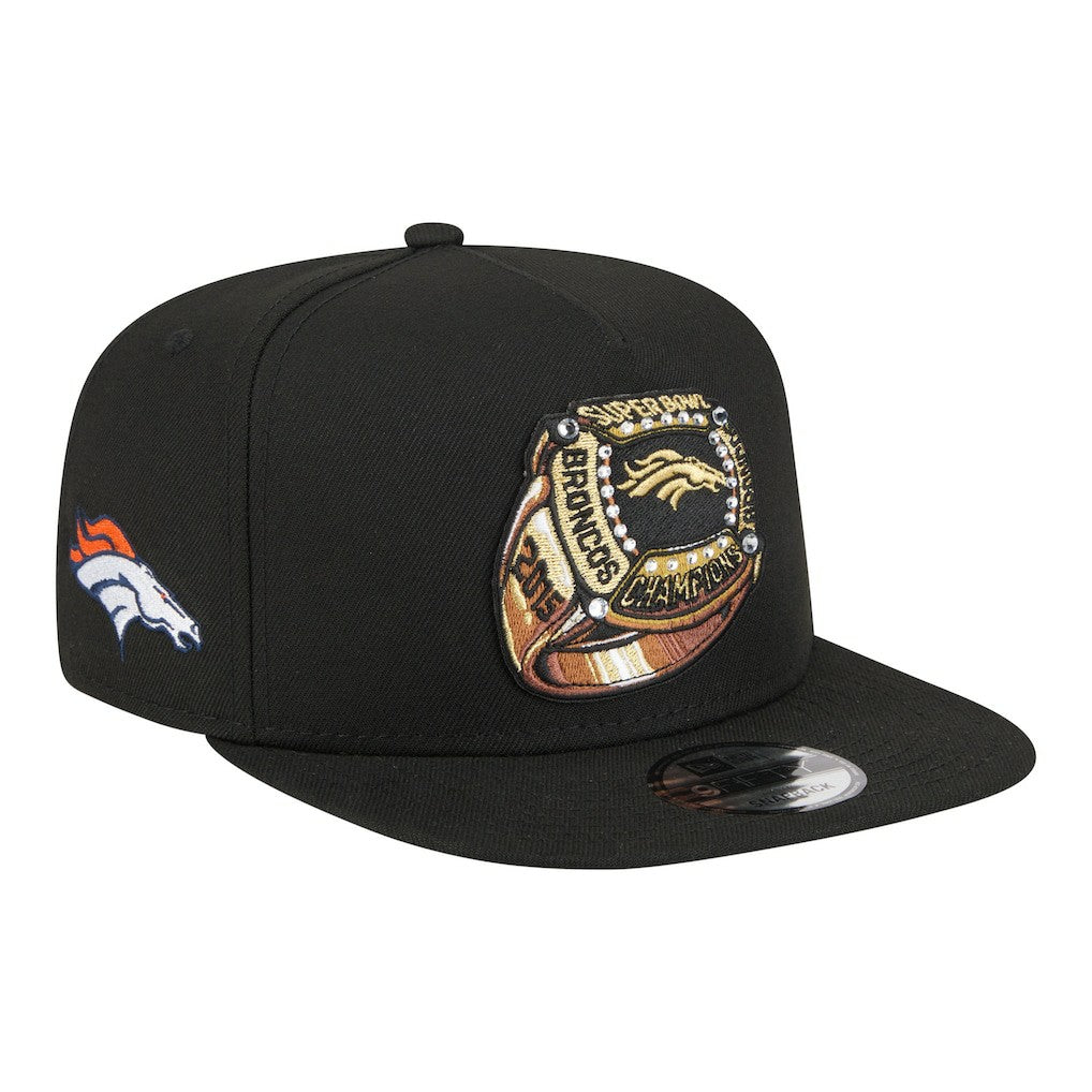 Denver Broncos New Era Super Bowl Ring 9FIFTY A-Frame Adjustable Hat