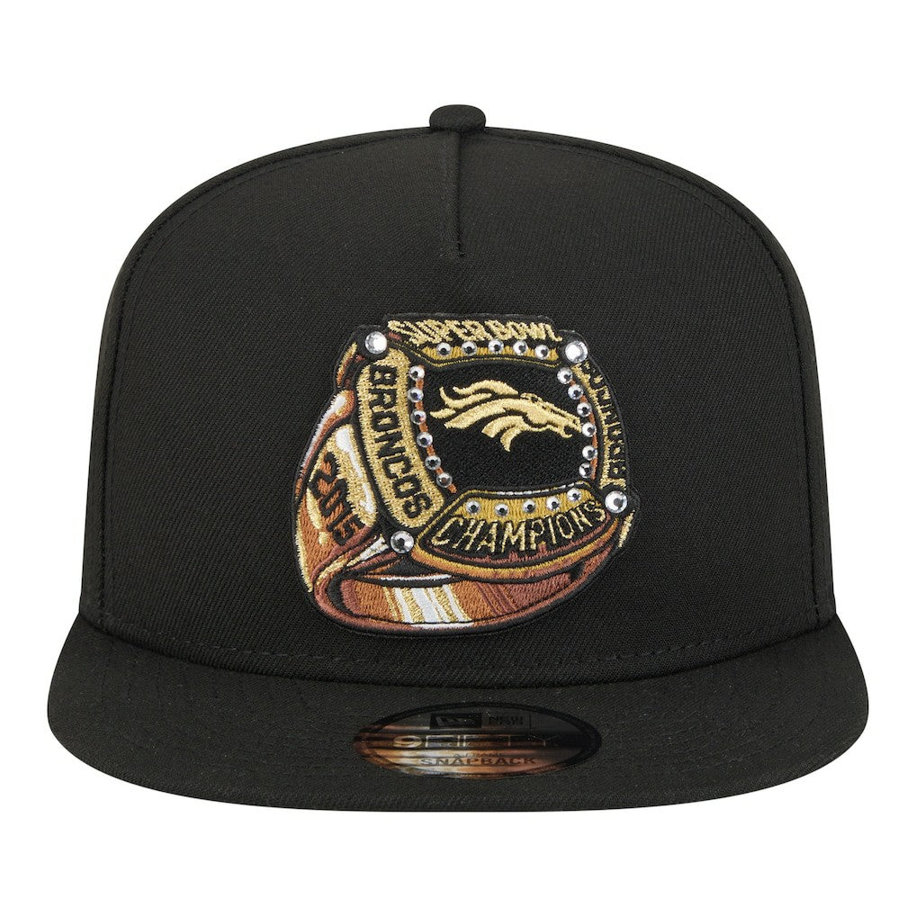 Denver Broncos New Era Super Bowl Ring 9FIFTY A-Frame Adjustable Hat