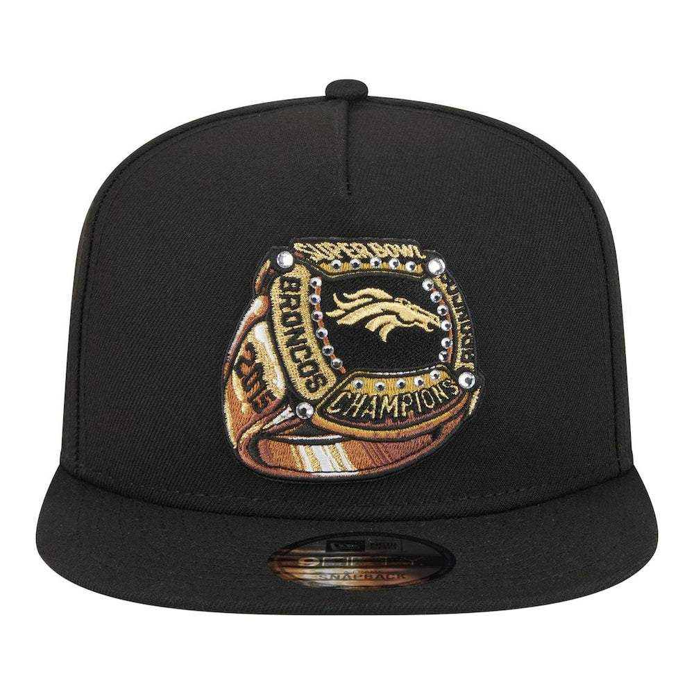 Denver Broncos New Era Super Bowl Ring 9FIFTY A-Frame Adjustable Hat